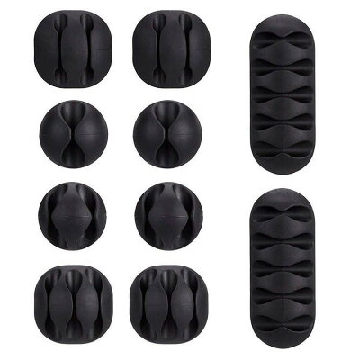 プランドル ケーブルクリップ10点セットの製品画像（比較表）